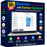 Busineeds Premium Soft Lead CRM with Kanban Dashboard for WhatsApp lead management, broadcast messaging, chatbot, reminders, and customer relationship management.