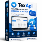 TexApi Telegram Group Member Scraper for public Telegram groups