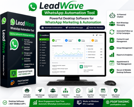 LeadWave WhatsApp Automation Tool desktop software for WhatsApp marketing and automation