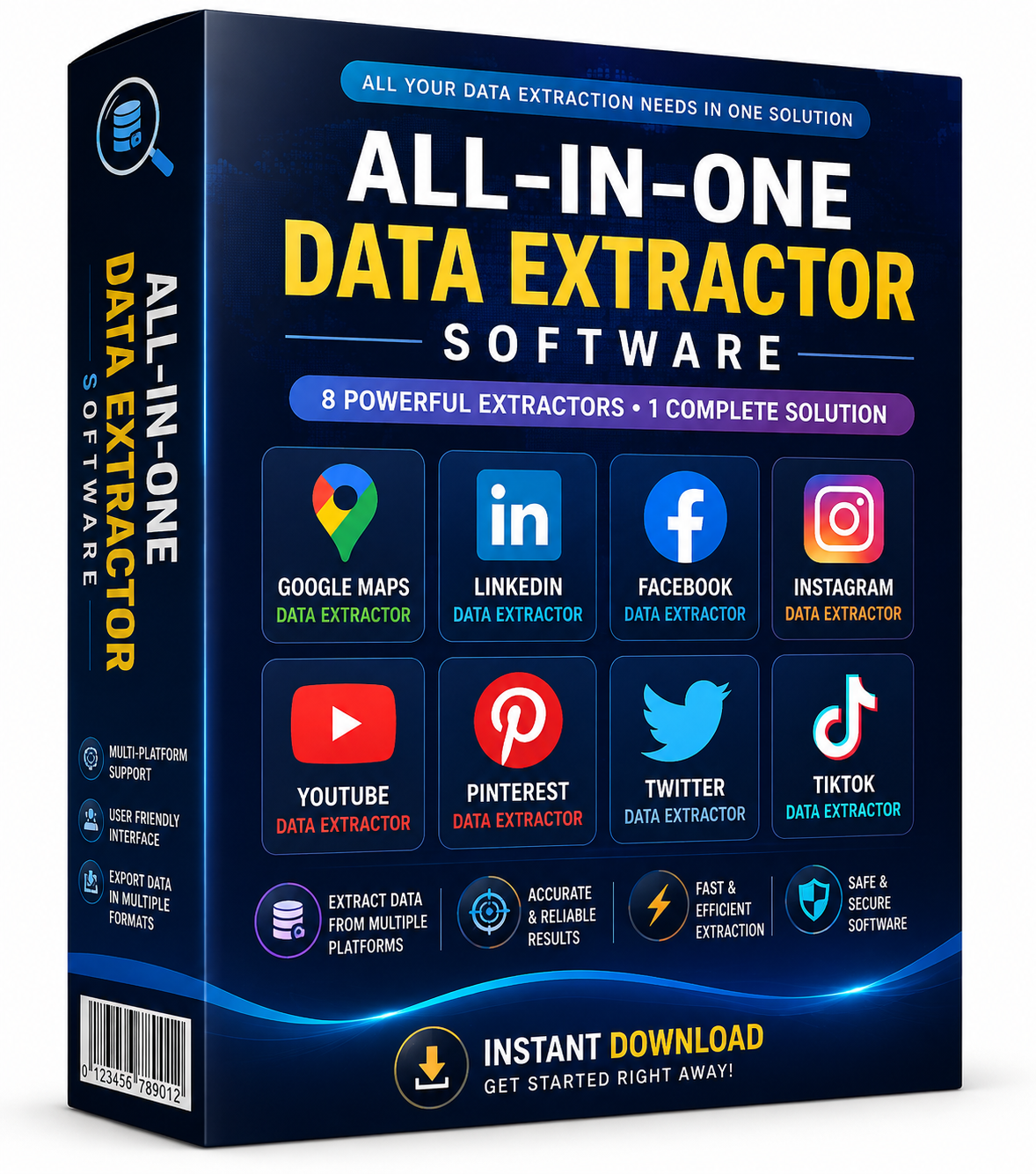 all-in-one-data-extractor-software.jpg All-In-One Data Extractor Software for Google Maps LinkedIn Facebook Instagram YouTube Pinterest Twitter and TikTok