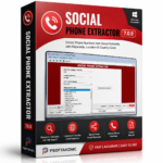 Social Phone Extractor 7.0.0 software for phone number extraction and lead generation