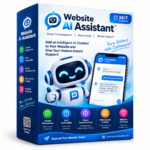 AI chatbot assistant providing instant website support and helping businesses generate leads